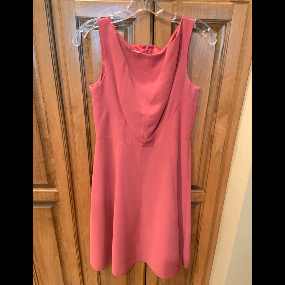 Sleeveless dusty rose dress